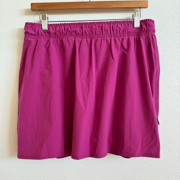 Sincerely Jules Magenta Pink Pull On Athletic Skort Women's Large - Picture 1 of 7